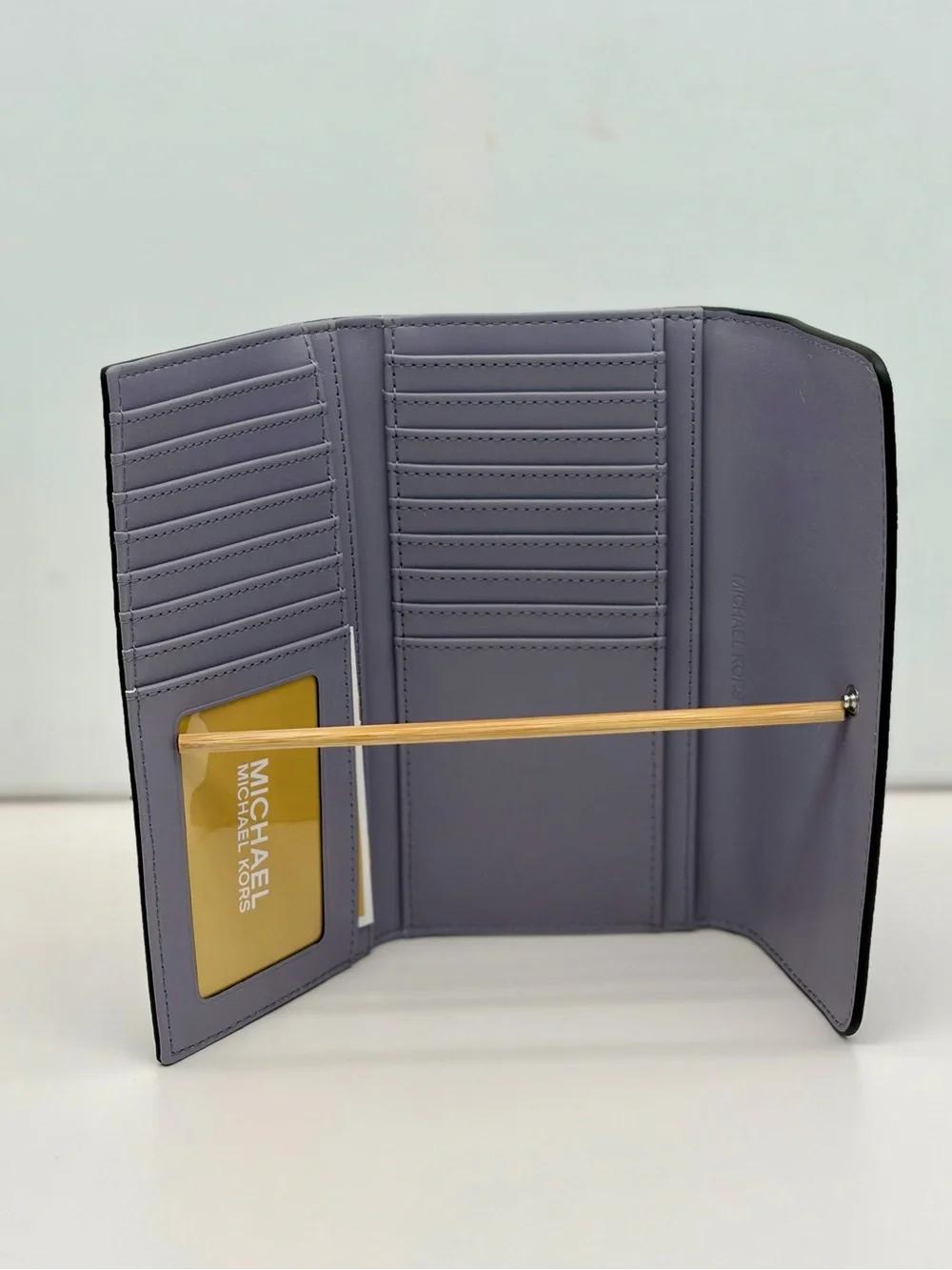 Michael Kors Jet Set Travel Trifold Wallet Lilac Multi